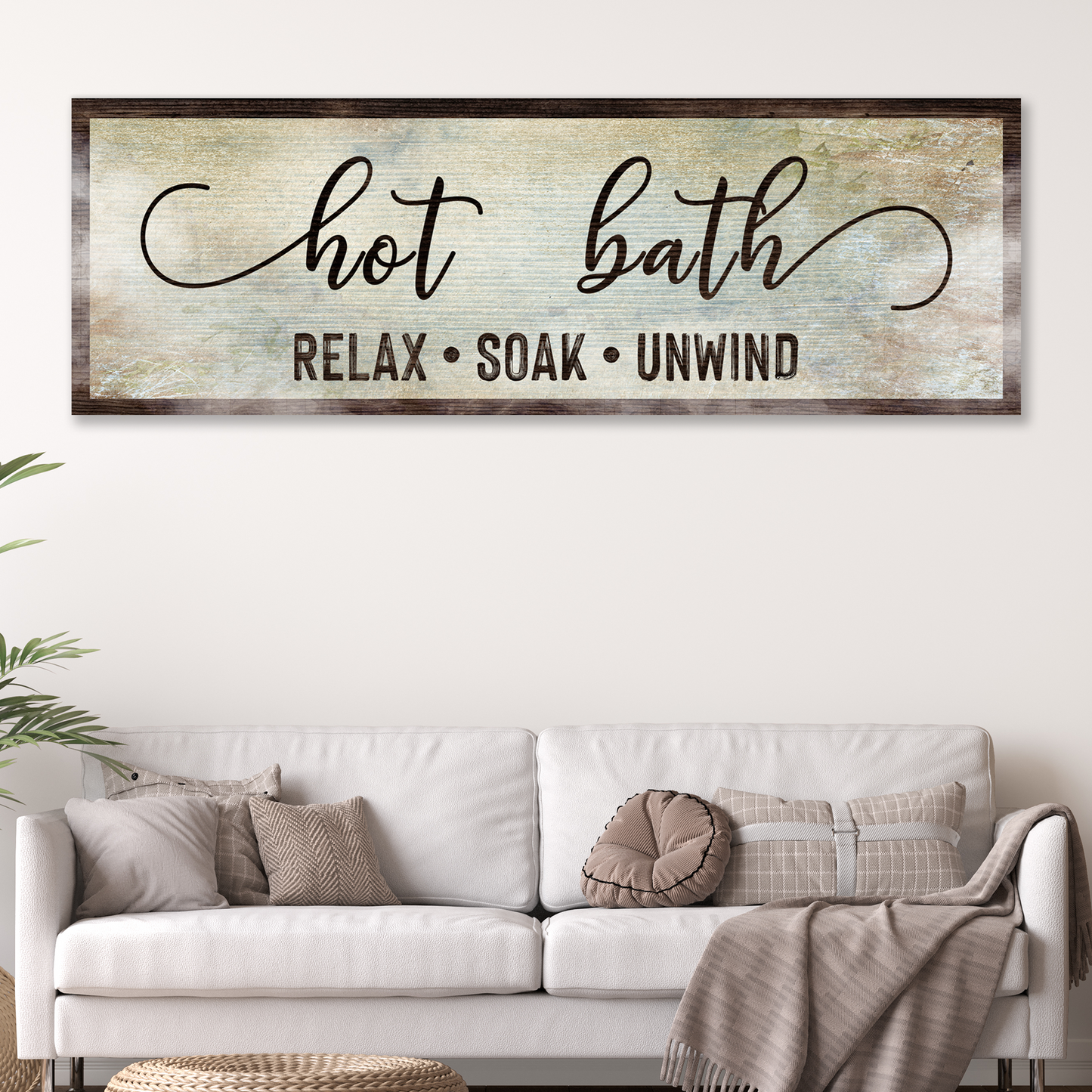Hot Bath Sign