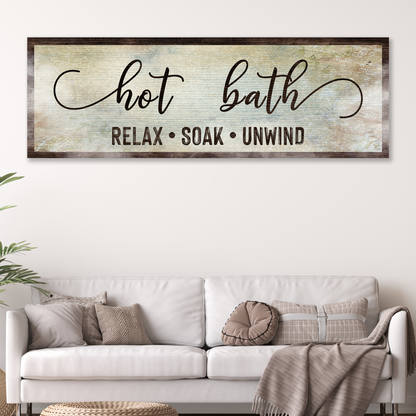 Hot Bath Sign