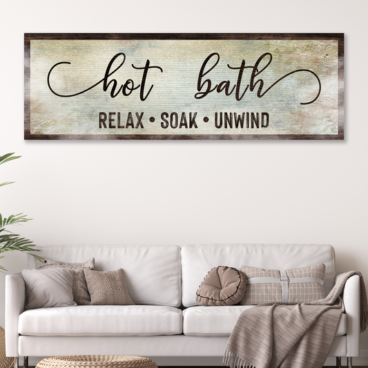Hot Bath Sign
