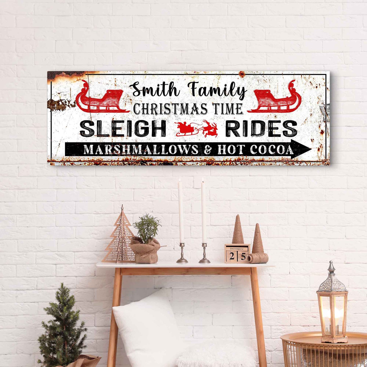 Christmas Sleigh Rides Sign