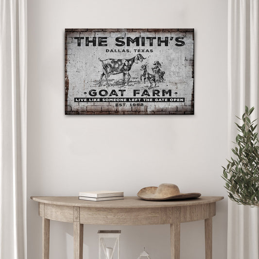 Goat Farm Sign II