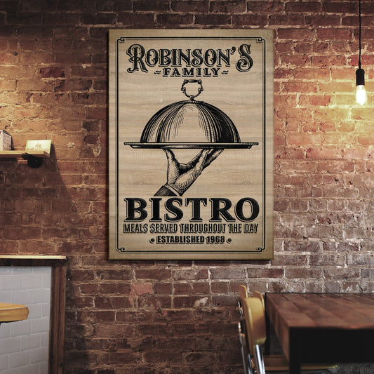 Family Bistro Sign III