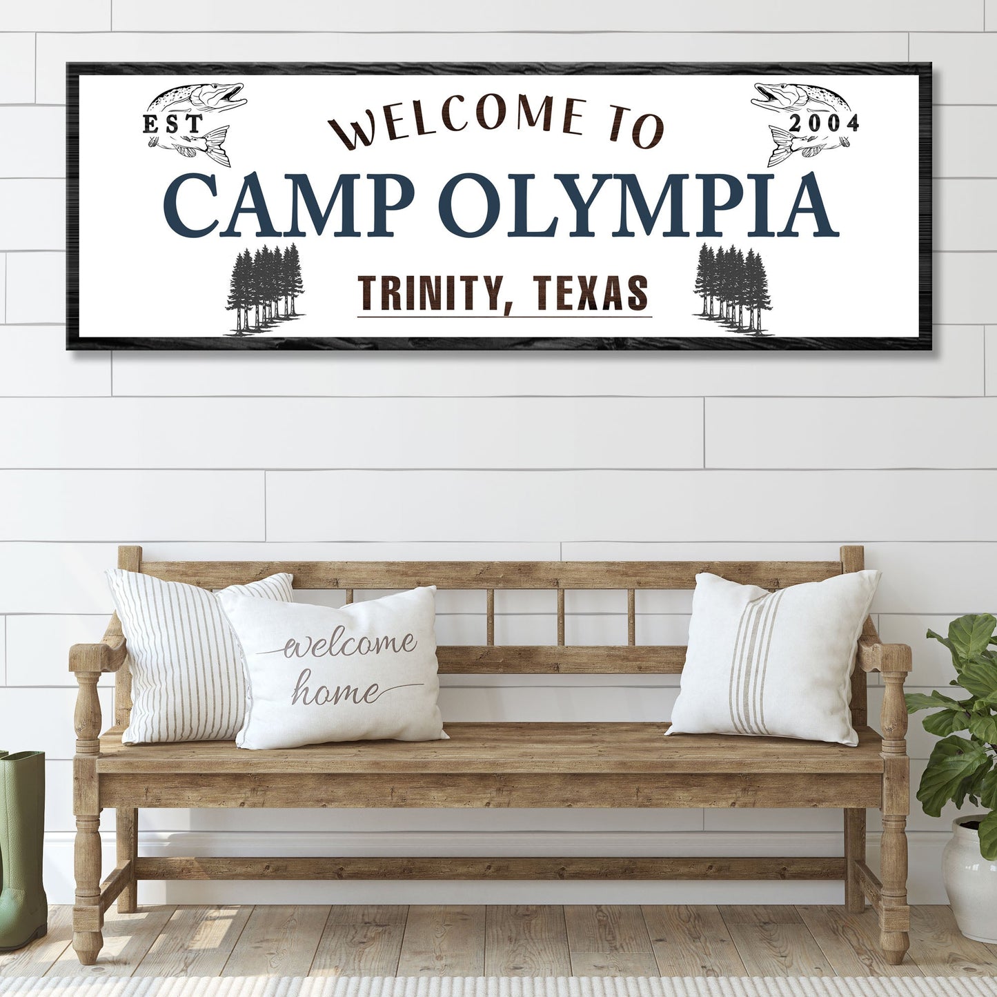 Welcome To Camp Sign