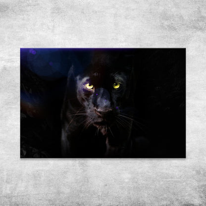 Rare Black Panther Canvas Wall Art