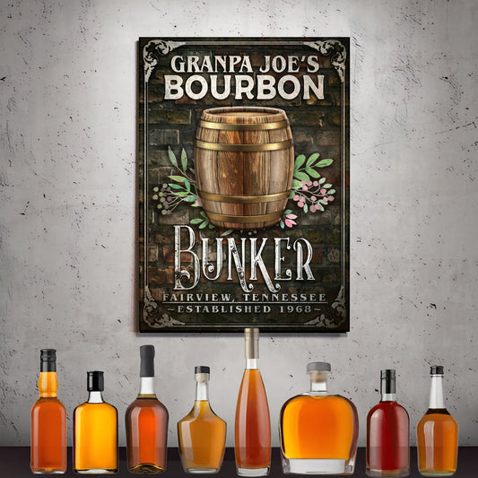 Bourbon Bunker Sign