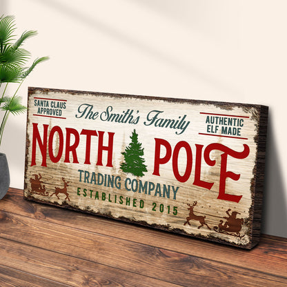 Christmas Trading Co Sign