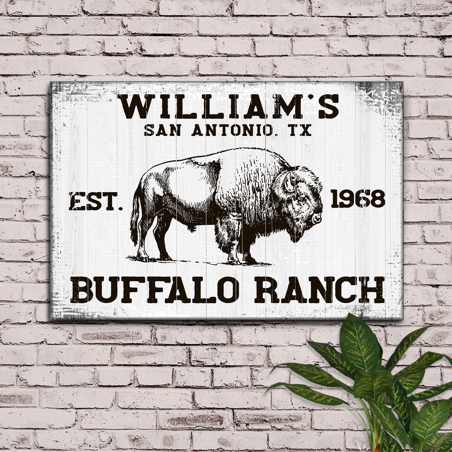 Buffalo Ranch Sign II