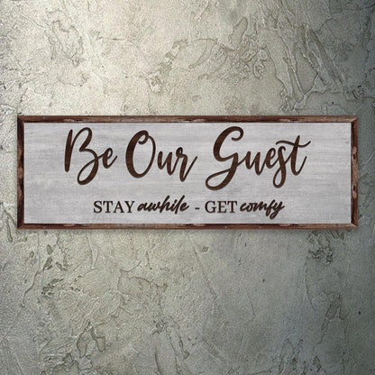 Be Our Guest Sign III