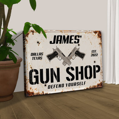 Gun Shop Sign III
