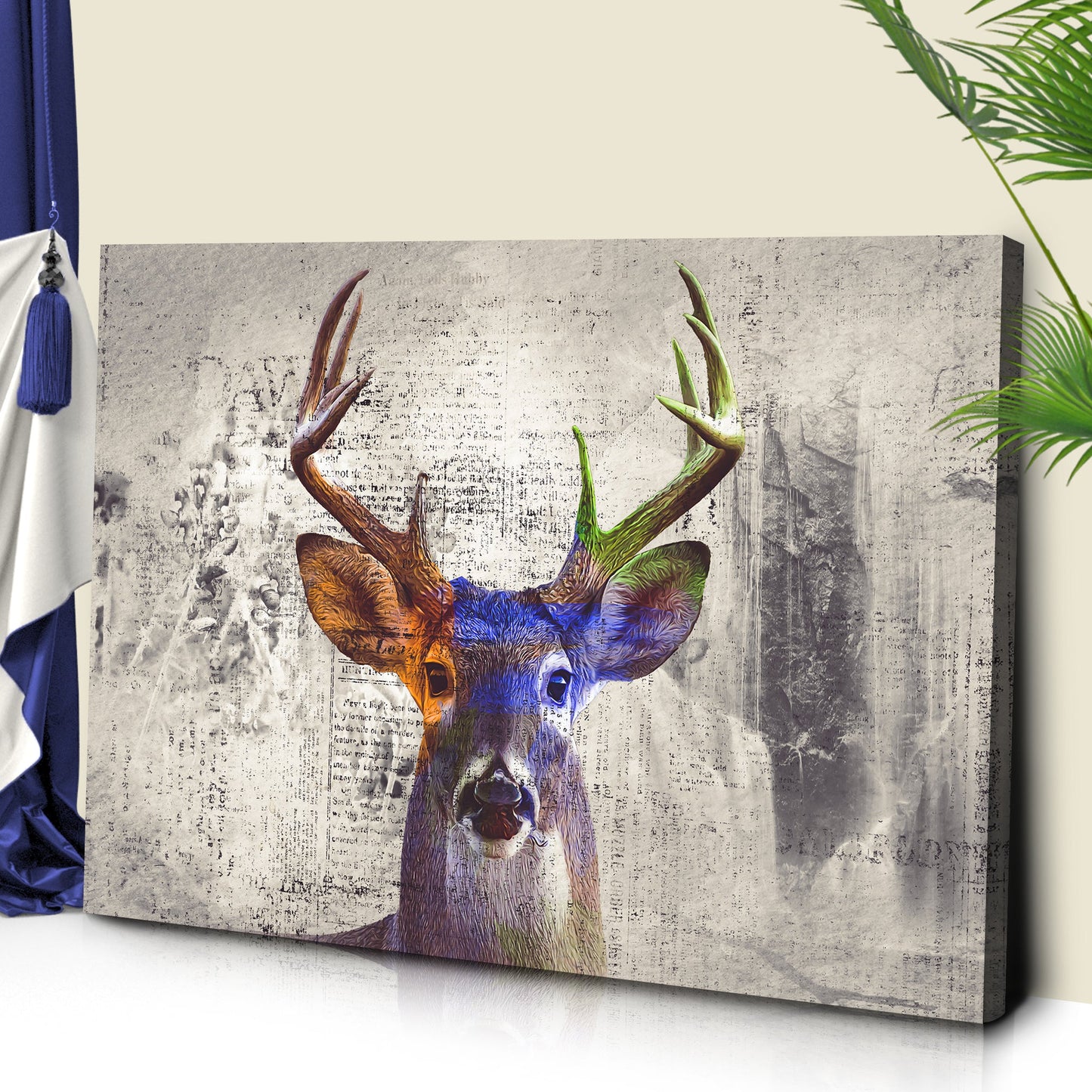 Stunning Deer Canvas Wall Art