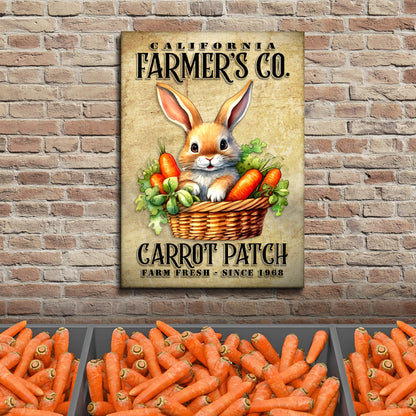 Farm Fresh Carrot Patch Sign