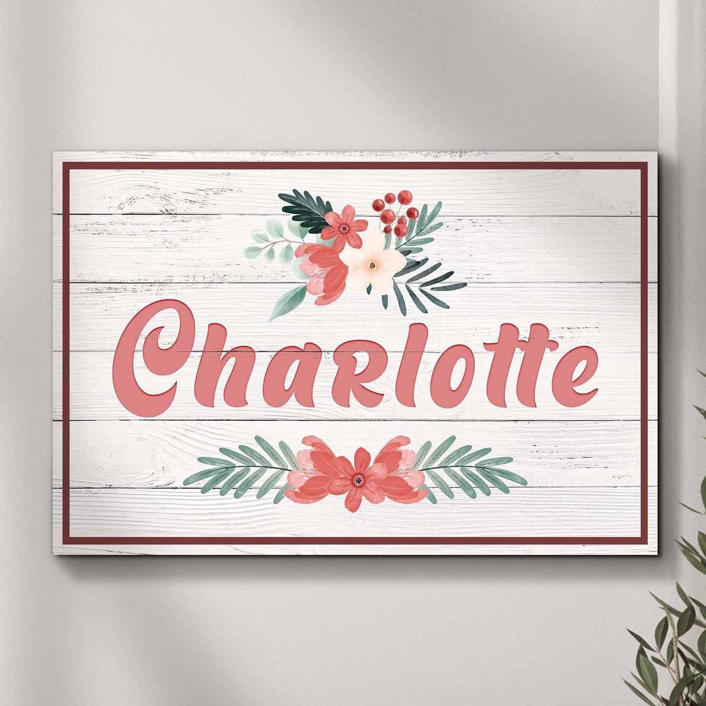 Flower Kids Room Sign