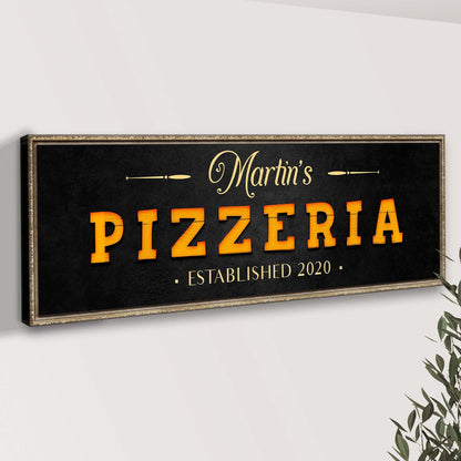 Wood Pizzeria Sign