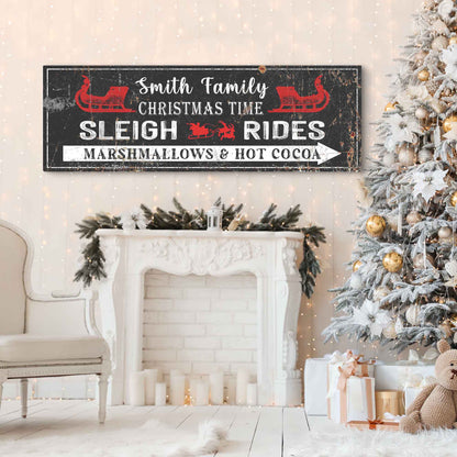 Christmas Sleigh Rides Sign