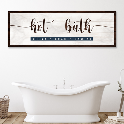 Hot Bath Sign