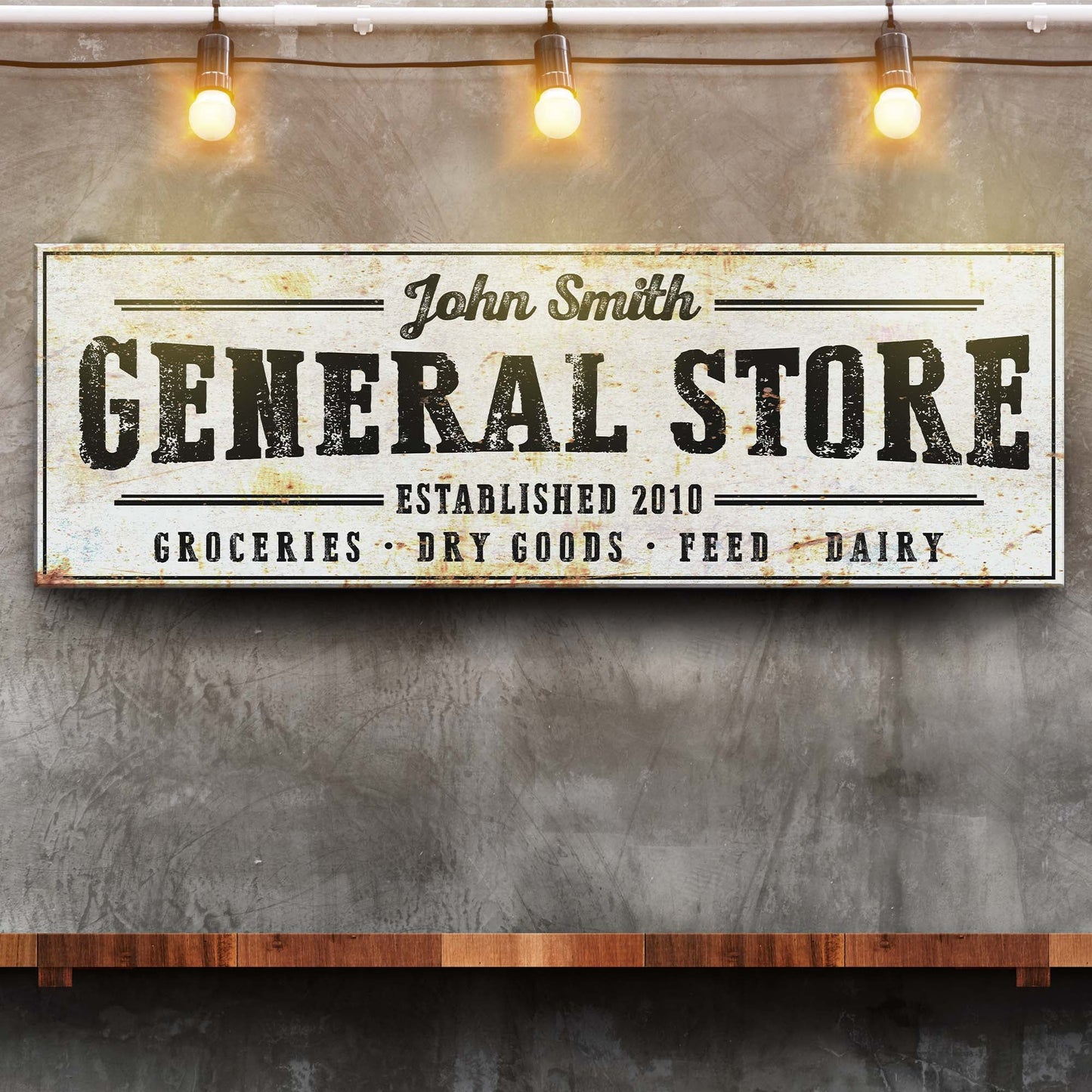 Rustic General Store Sign