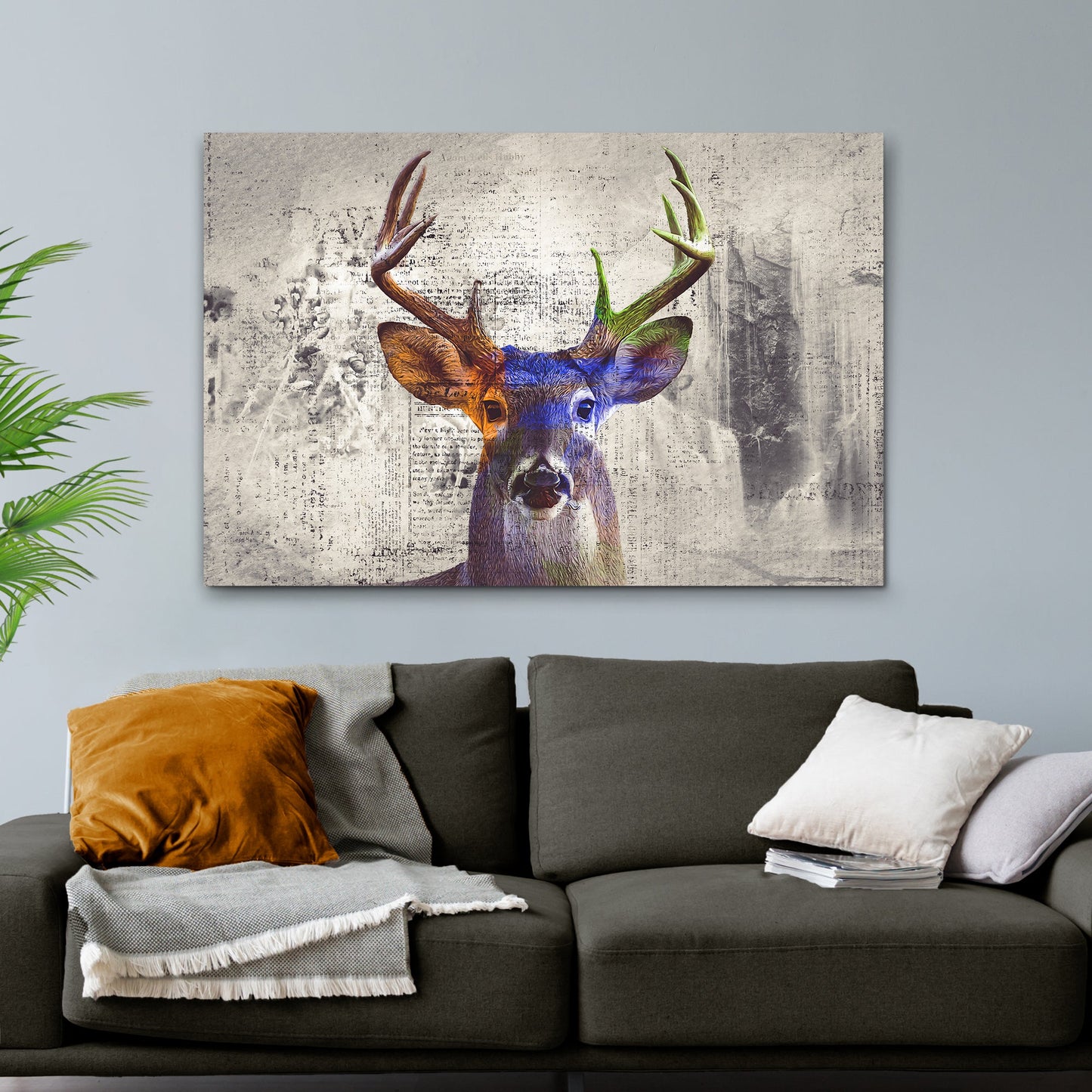 Stunning Deer Canvas Wall Art