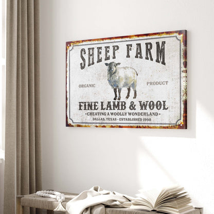 Sheep Farm Sign V