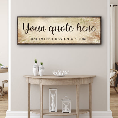 Custom Quote Sign