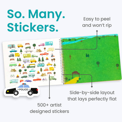 Cars Trucks Planes Sticker Book