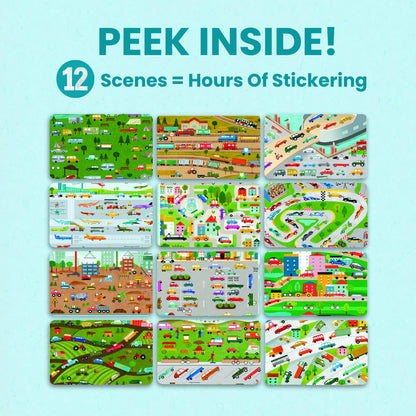 Cars Trucks Planes Sticker Book