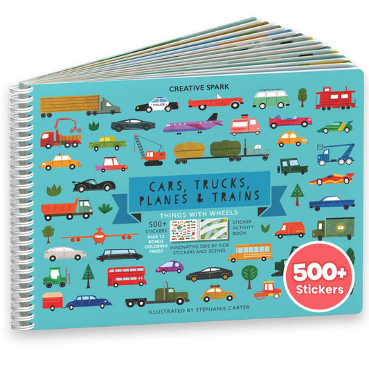 Cars Trucks Planes Sticker Book