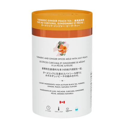 Turmeric Ginger Peach Luxury Wellness Tea - 24ct