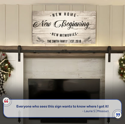 New Home Sign