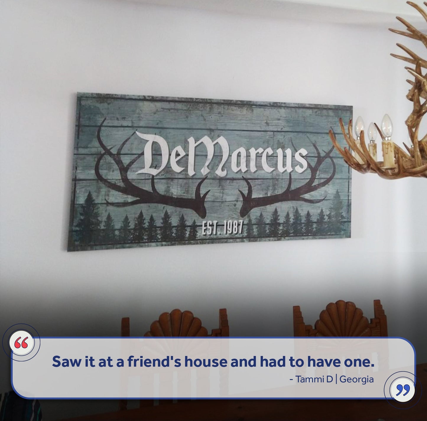 RUSTIC FAMILY ANTLER -LP1