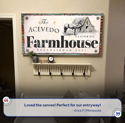 Rustic Horse Farmhouse Sign II