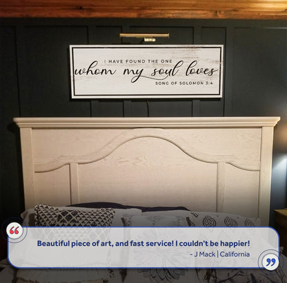 Song Of Solomon 3:4 - I Have Found The One Sign II