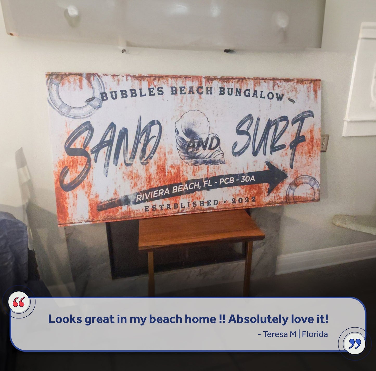 Sand And Surf Sign V