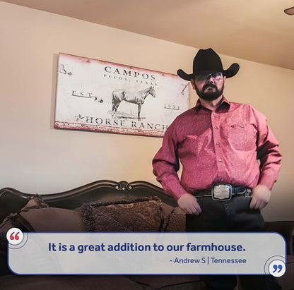 Rustic Horse Ranch Sign