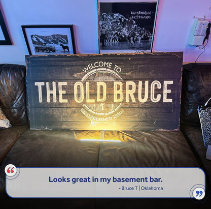 Beer Barrel Bar Sign