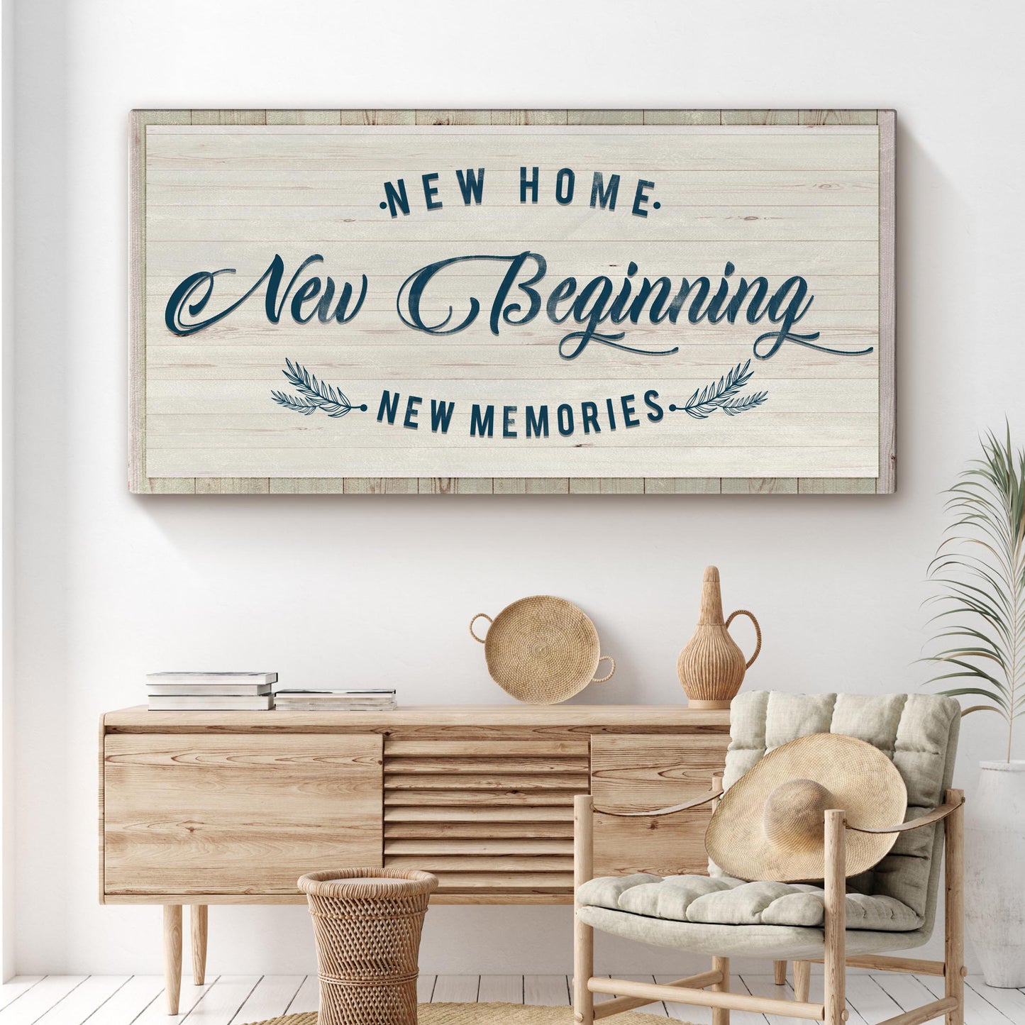 New Home, New Beginning Sign
