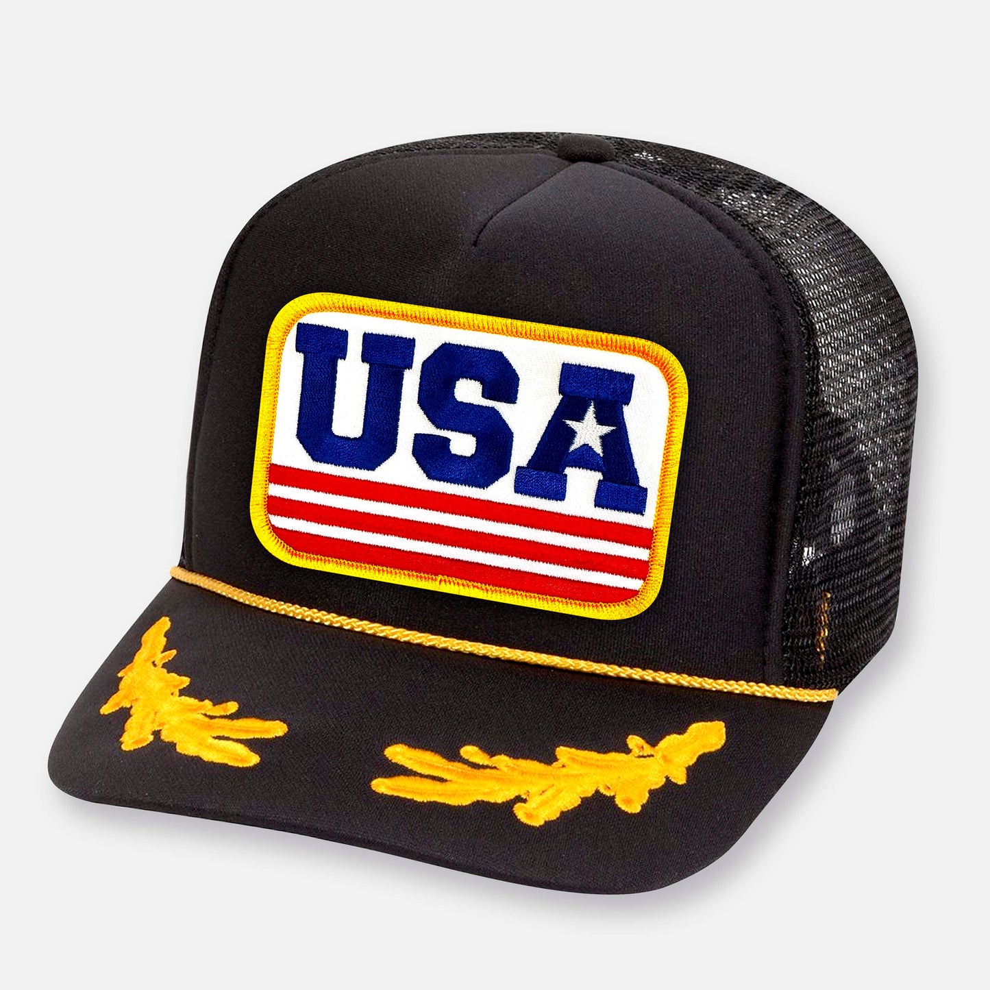USA CURVED BILL PATCH HAT