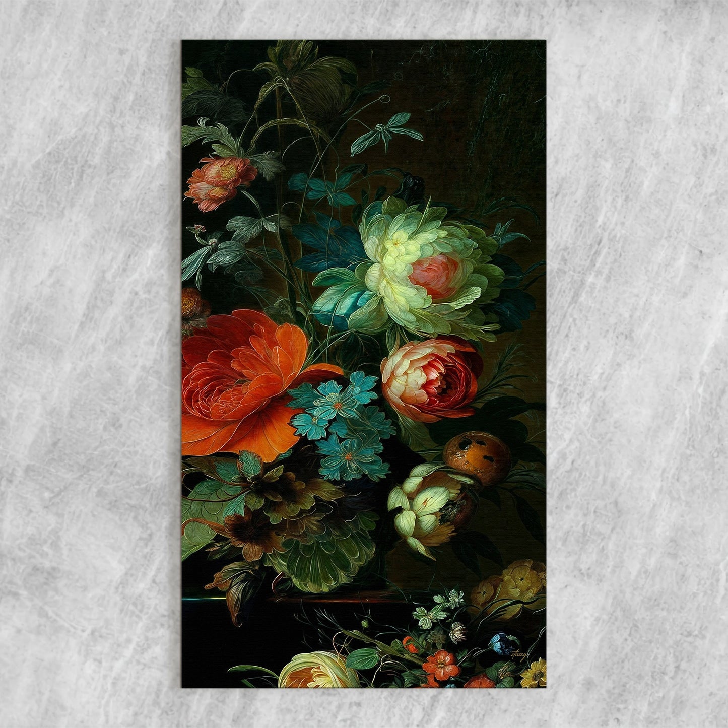 Canvas Print: "Verdant Elegance"