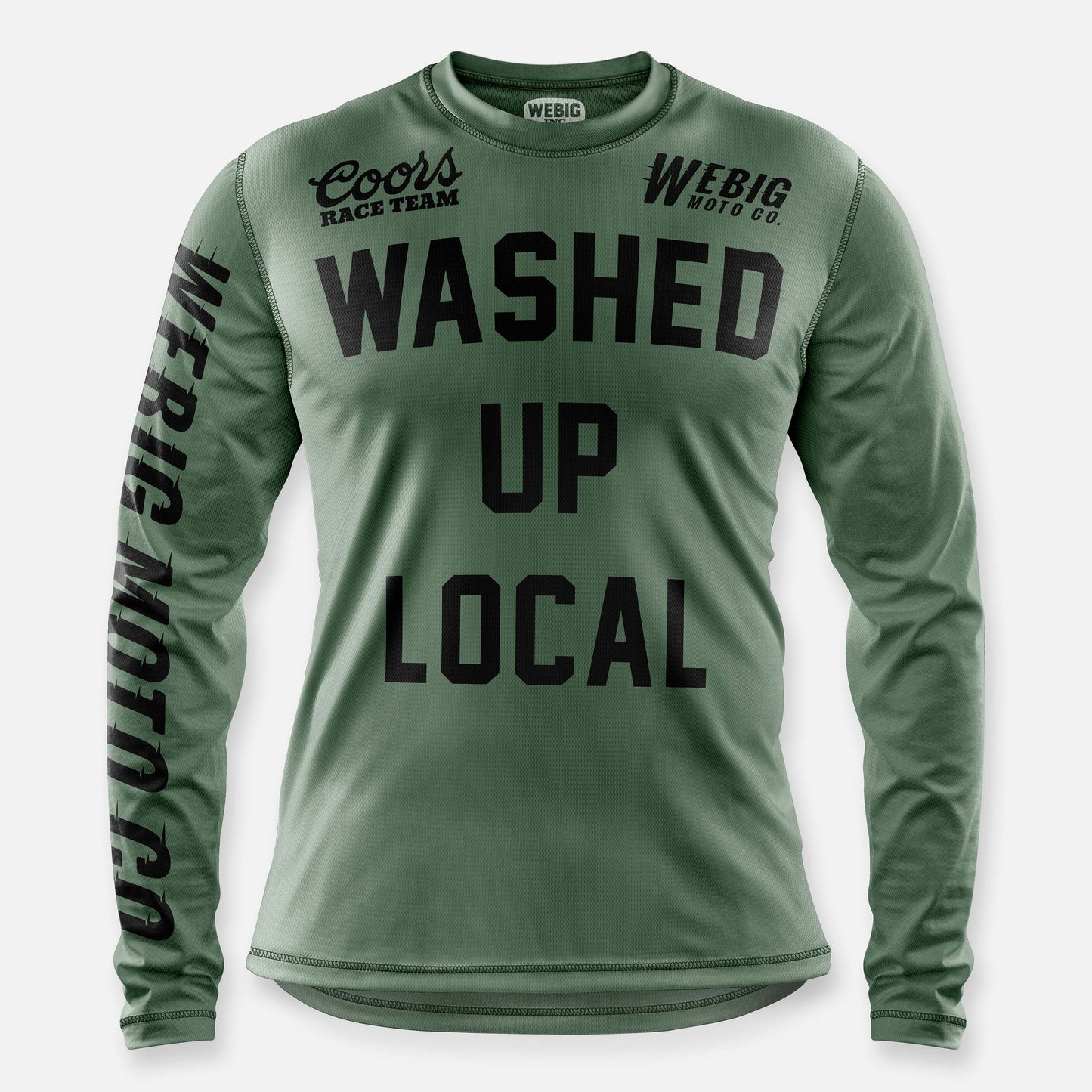 WASHED UP LOCAL JERSEY MILITARY