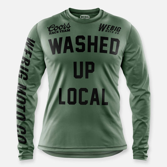 WASHED UP LOCAL JERSEY MILITARY