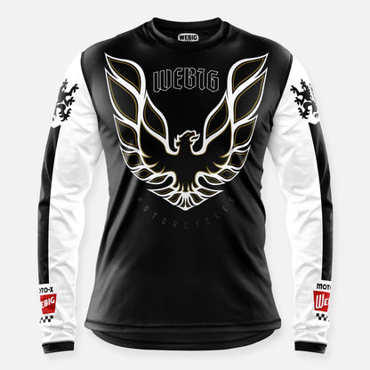 SCREAMIN CHICKIN JERSEY BLACK-WHITE