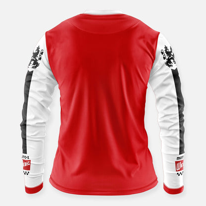 SCREAMIN CHICKIN JERSEY RED-WHITE