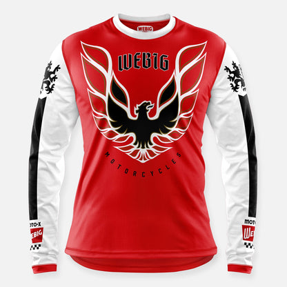 SCREAMIN CHICKIN JERSEY RED-WHITE