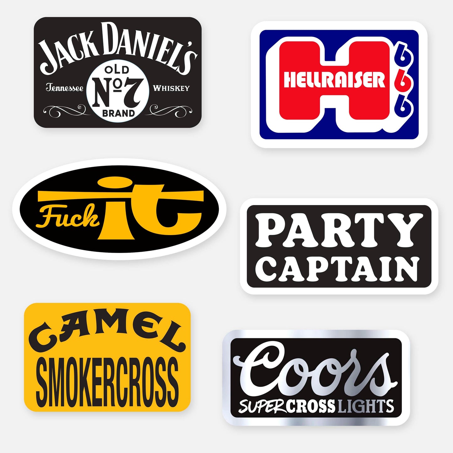 WEBIG STICKERS 6-PACK VERSION ONE