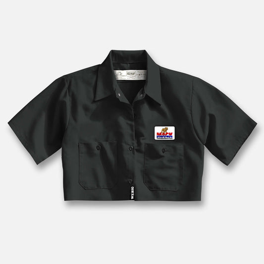 WOMENS COWBOY CADILLAC INDUSTRIAL CROP MECHANICS SHIRT