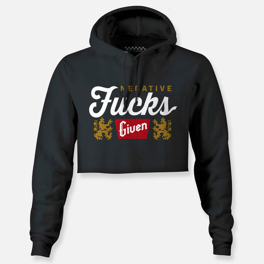 WOMENS LESS THAN ZERO CROP HOODIE