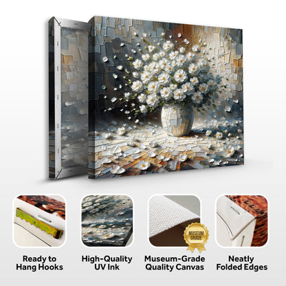 Canvas Print: "Porcelain Bloom"