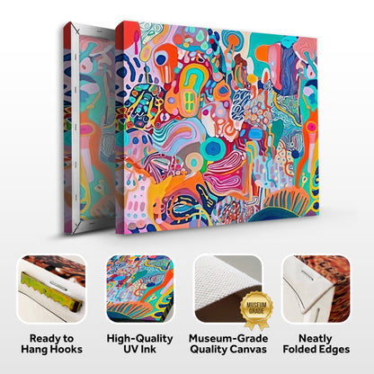 Canvas Print: "Kaleidoscopic Voyage II"