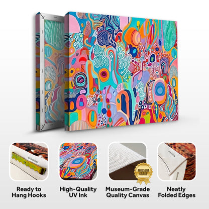 Canvas Print: "Kaleidoscopic Voyage III"