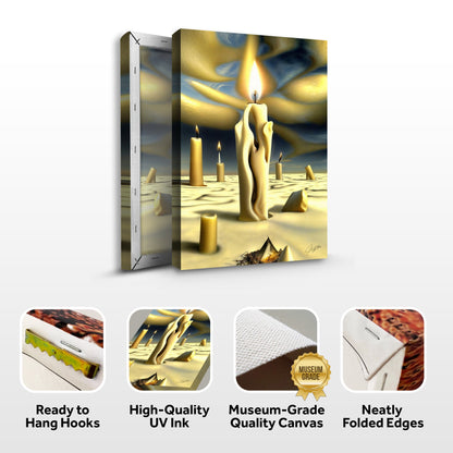 Canvas Print: "Surreal Flames"