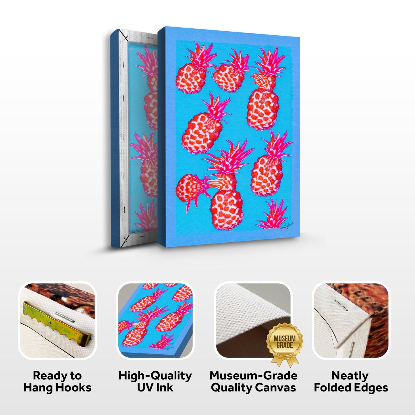 Canvas Print: "Fever Piña"